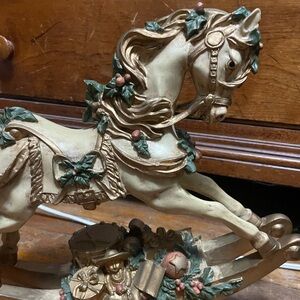 1992 Giny Inc Christmas Musical Rocking Horse